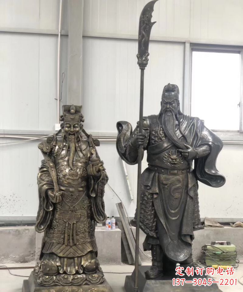 福建海量关公雕塑把财神收入囊中!