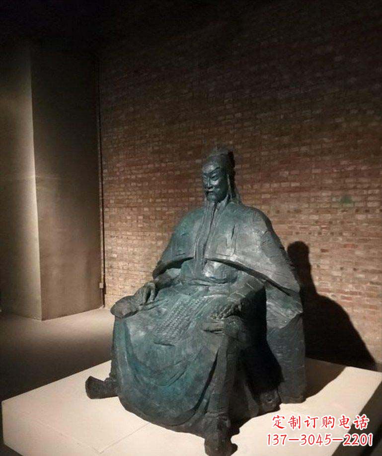 福建关公古代名人铜雕