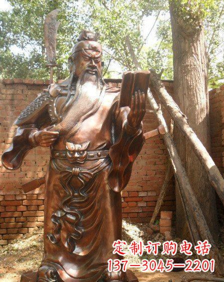 福建全新关公铜雕，让你的收藏更个性！