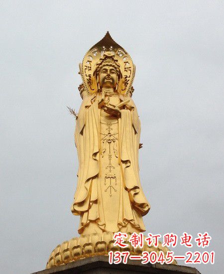 福建观音铜雕塑-传承千年古风