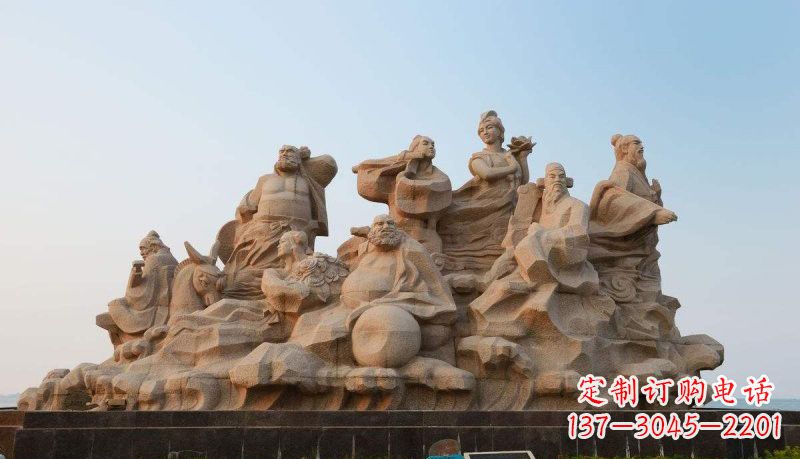 福建专业定制八仙过海雕塑