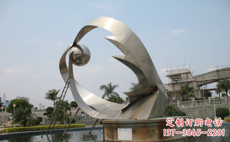福建室外不锈钢喷泉雕塑