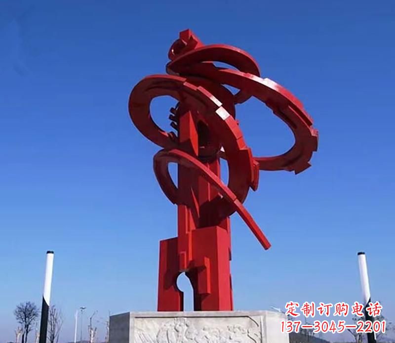 福建飘带不锈钢抽象雕塑