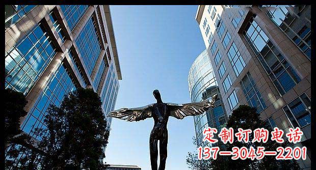 福建精美不锈钢抽象天使雕塑