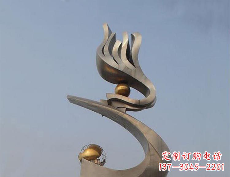 福建雅致艺术:不锈钢凤凰雕塑