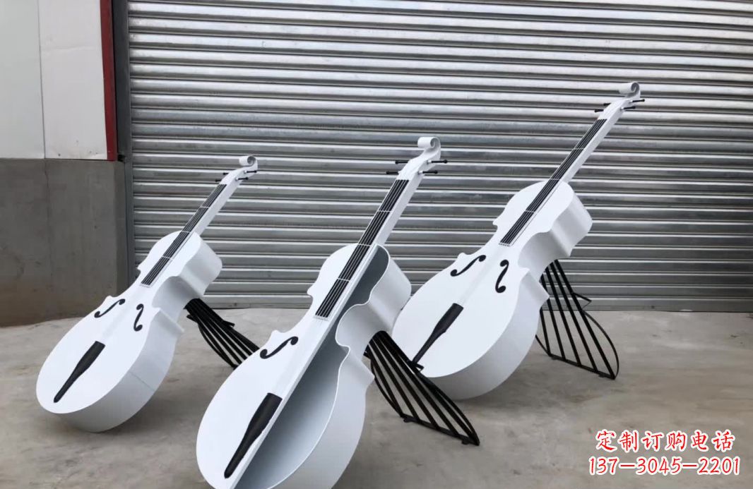 福建精美的不锈钢大提琴雕塑,让你的空间更加温馨