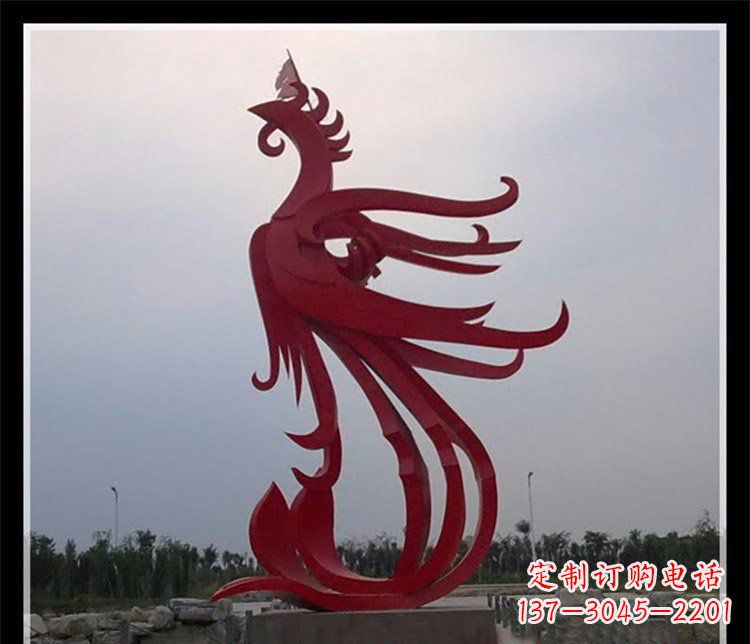 福建精美不锈钢凤凰雕塑