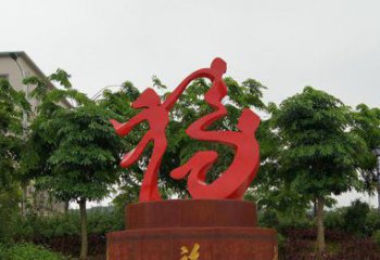 福建精致大气的不锈钢抽象福字雕塑