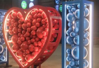 福建艺术级不锈钢字母雕塑