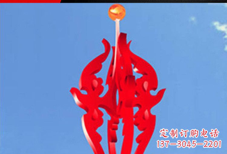 福建广场不锈钢火苗景观雕塑1