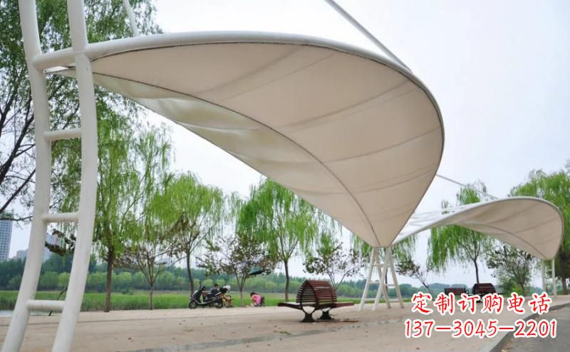 福建广场不锈钢凉亭雕塑