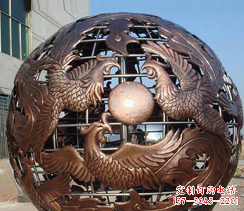福建中领雕塑定制经典龙凤雕塑;