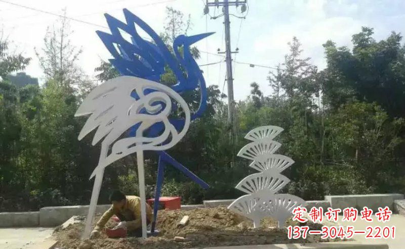 福建精美天鹅不锈钢雕塑