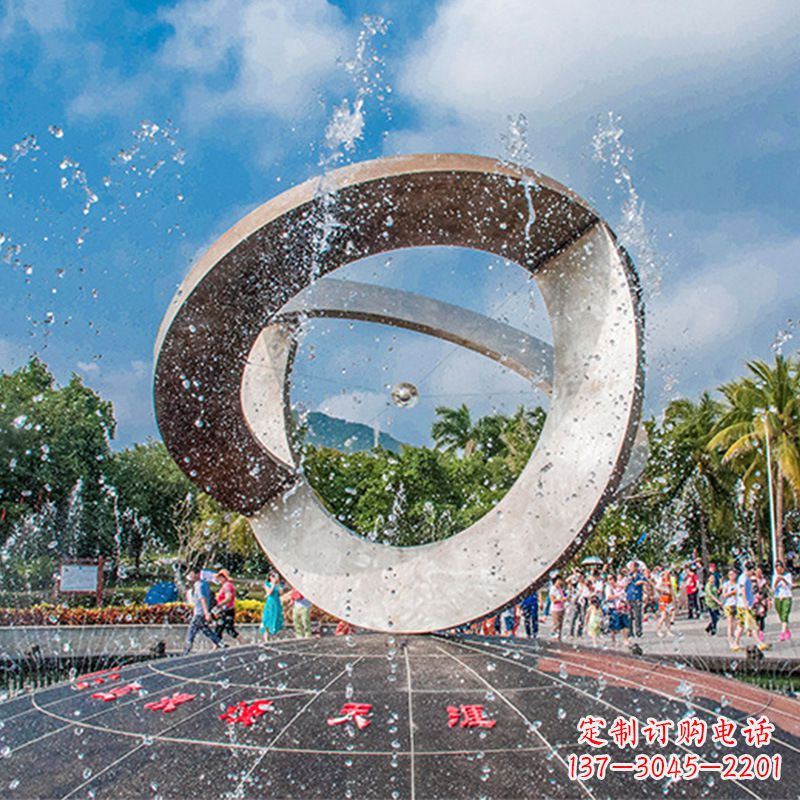 福建趣味非凡,体现尊贵,不锈钢喷泉雕塑