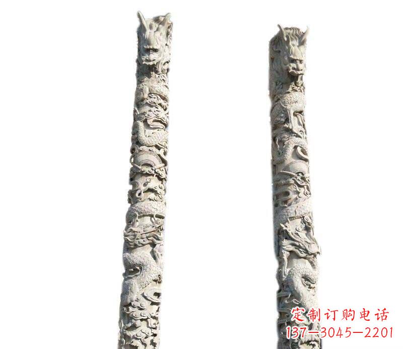 福建欣赏传统工艺,邀请专业大理石龙柱雕塑