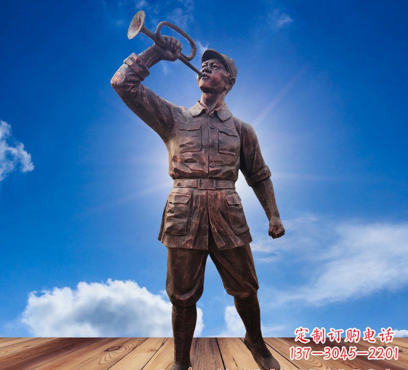 福建领雕塑:具有历史意义的红军铜雕