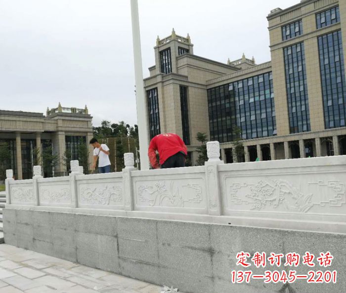 福建广场景观大理石栏板雕塑 (2)