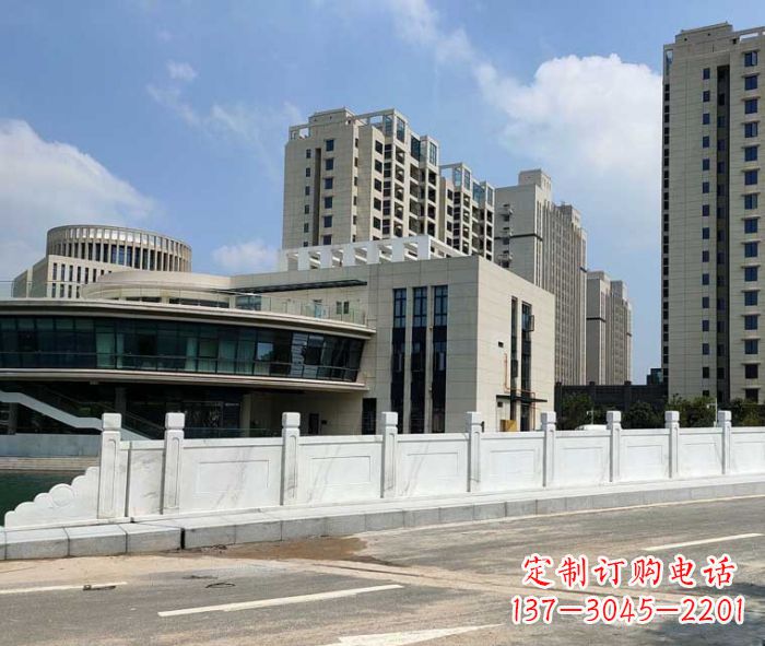 福建广场景观大理石栏板雕塑