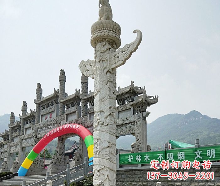 福建中领雕塑汉白玉华表石雕--专业的定制雕塑制作服务