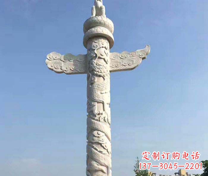 福建广场景观华表石雕