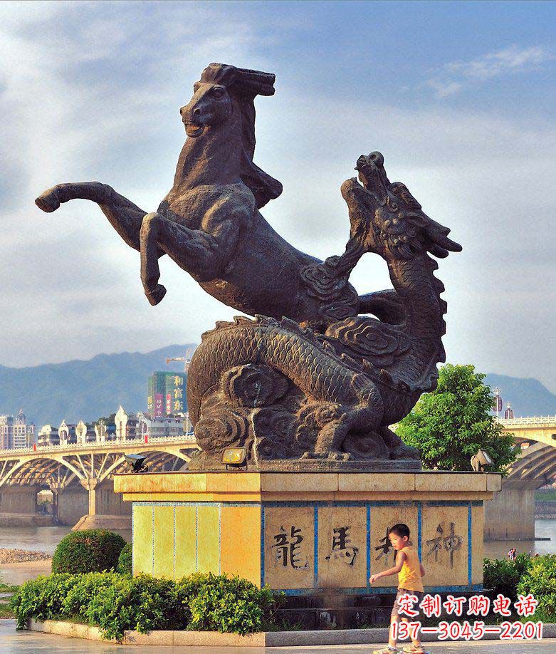 福建艺术般的动物铜雕,让您的广场龙马精神永存