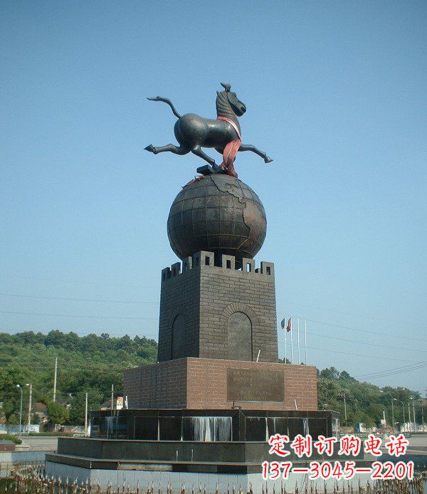 福建地球城市景观铜雕,永恒传承着历史记忆