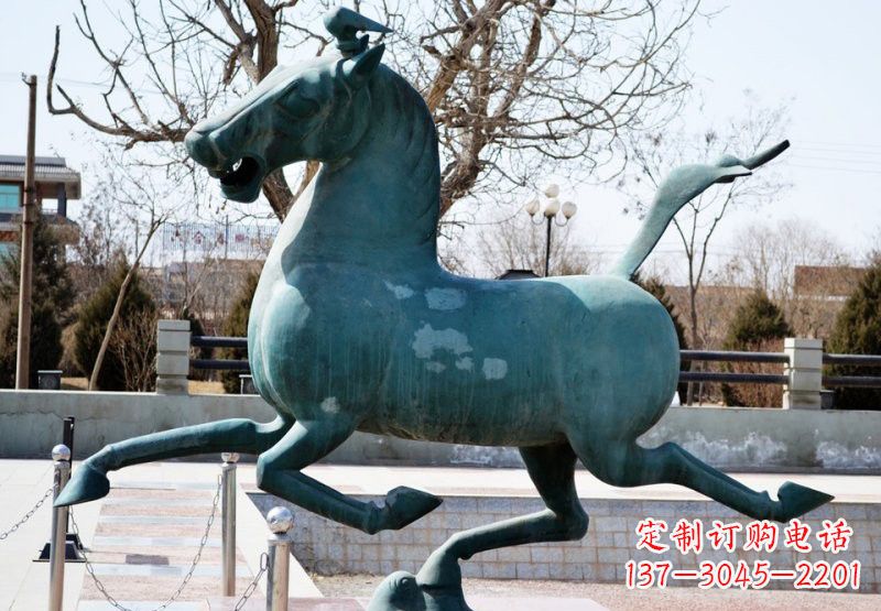 福建艺术品马踏飞燕铜雕塑