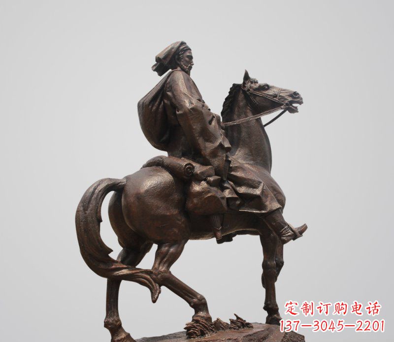 福建典雅欧式骑马人雕塑