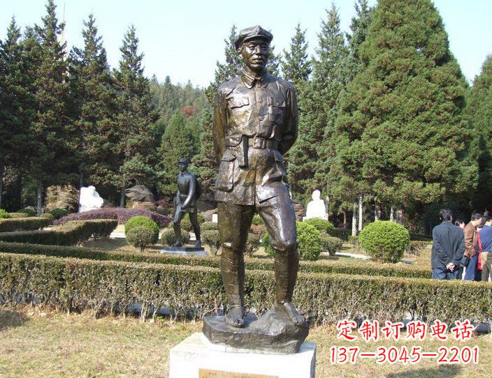 福建铜雕解放军战士,荣誉的象征
