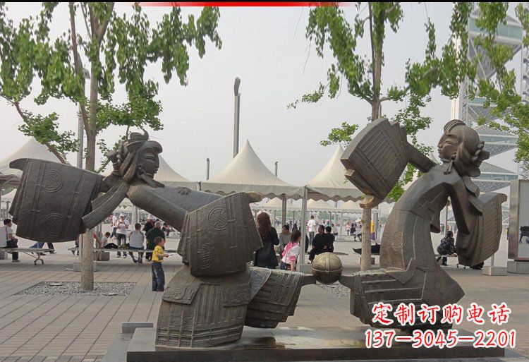 福建芭蕾舞姿精雕美女雕塑