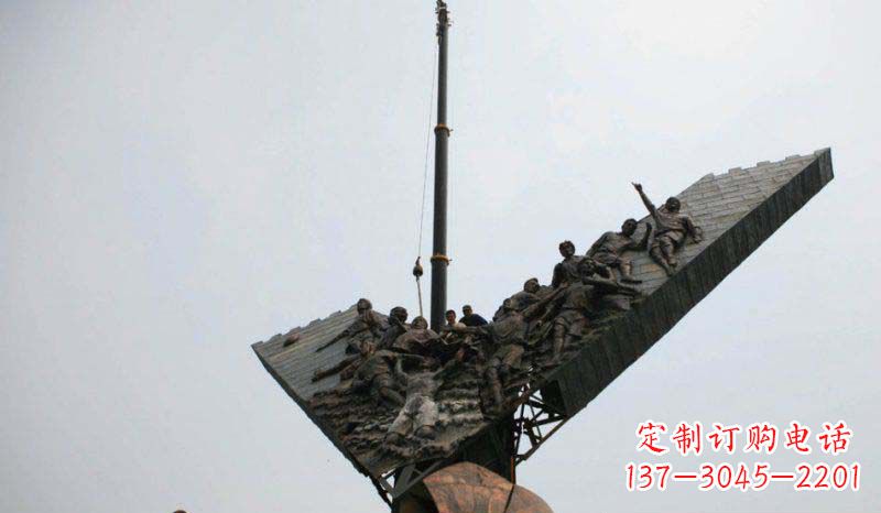 福建广场足球队人物景观铜雕
