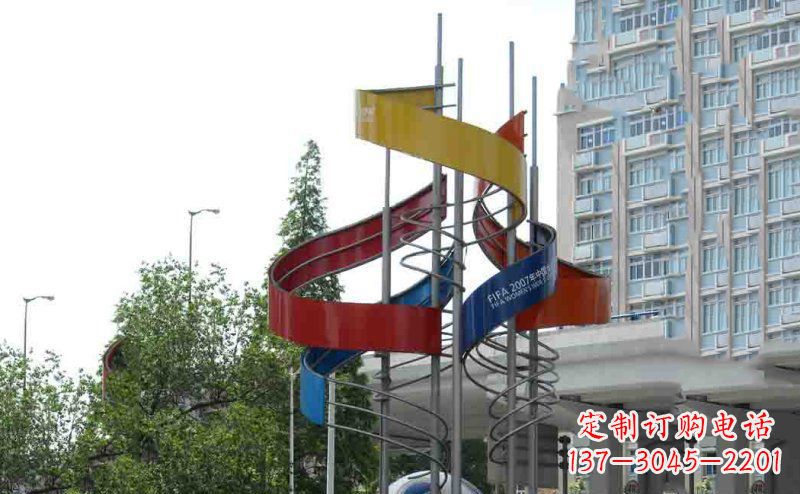 福建中领雕塑:不锈钢足球雕塑