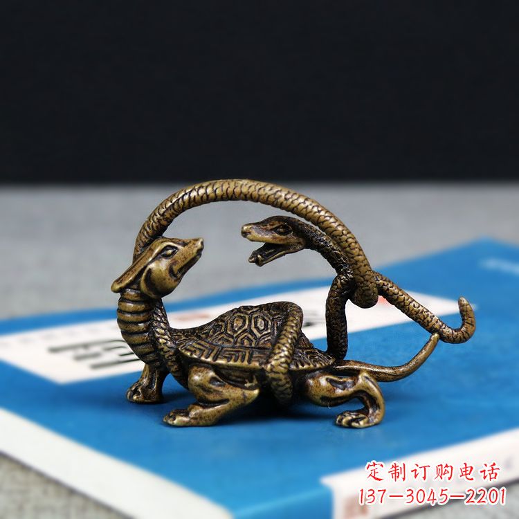 福建龟蛇神兽动物雕塑摆件