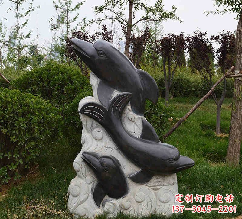 福建特色海豚雕塑,带您体验最真实的海洋梦想