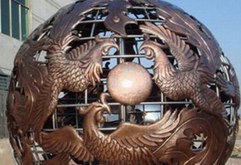 福建中领雕塑定制经典龙凤雕塑；