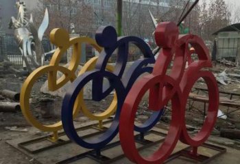 福建中领雕塑推出的自行车雕塑是一件别具一格的…