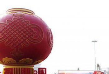 福建不锈钢灯笼雕塑，精美绝伦，点亮你的心灵！