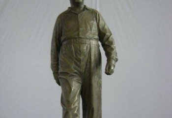 福建中领雕塑：经典革命人物毛主席铜雕
