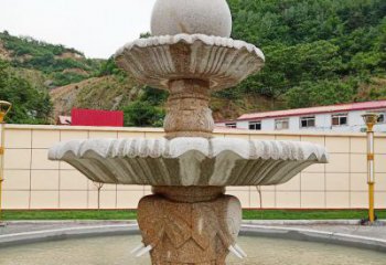 福建中领雕塑海螺石雕喷泉精致装点室外空间