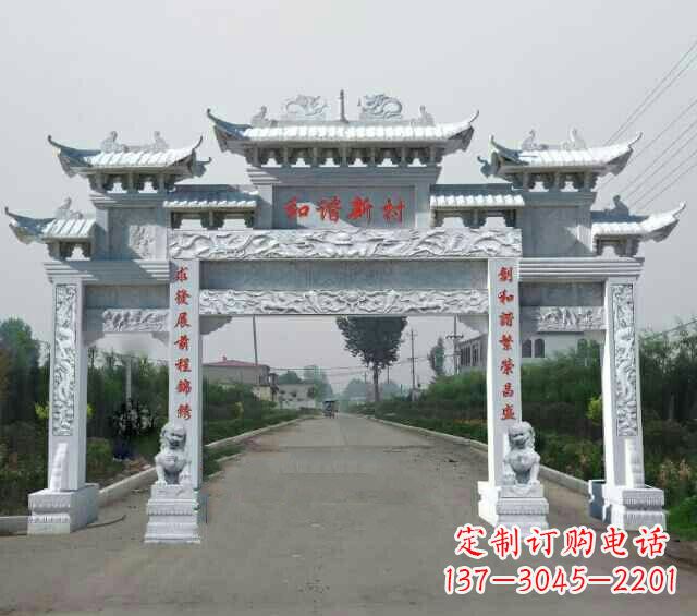 福建领雕塑|高品质牌坊雕塑