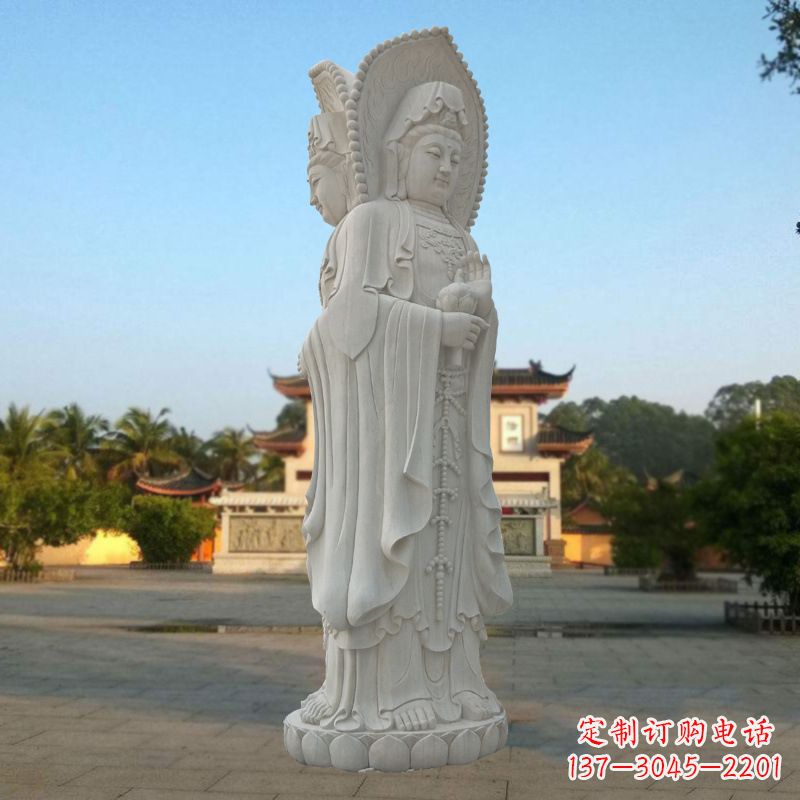 福建三面观音塑像,让你的生活充满智慧和祥和