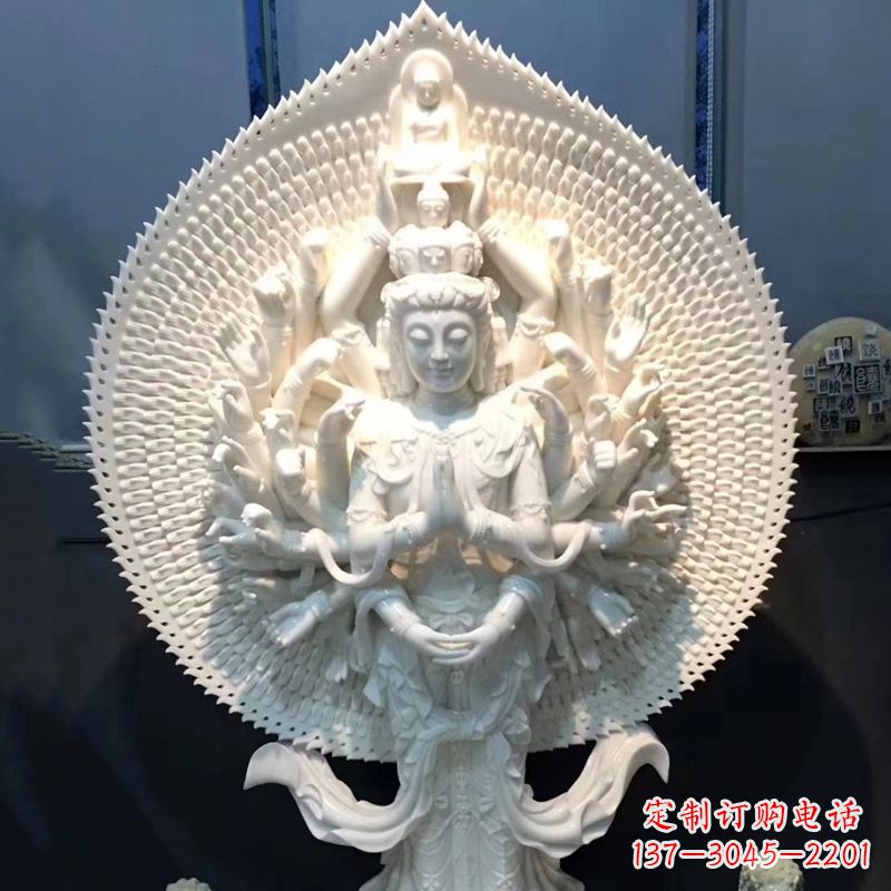 福建中领雕塑以精细的玉石雕刻工艺,精心制作了…