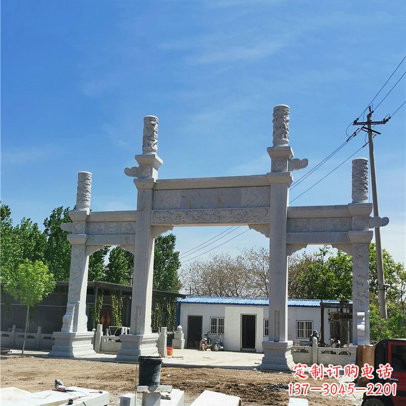 福建汉白玉景区石牌坊