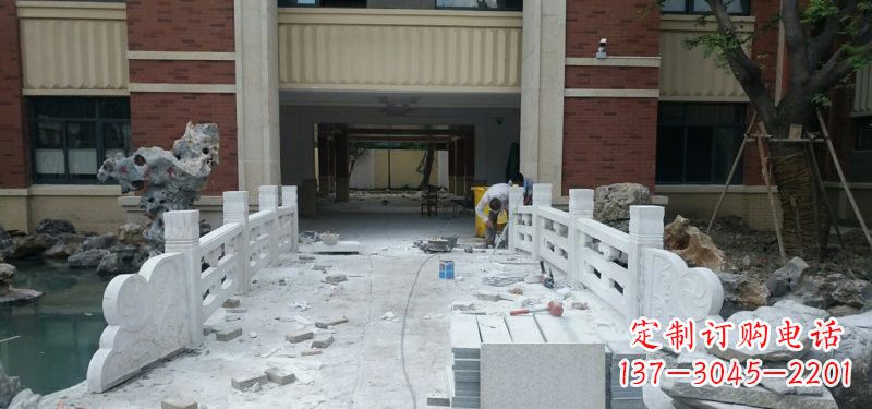 福建汉白玉栏板安装雕塑