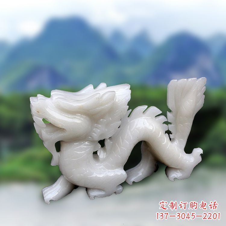 福建汉白玉龙雕塑饱含着中国传统文化的气息,是…