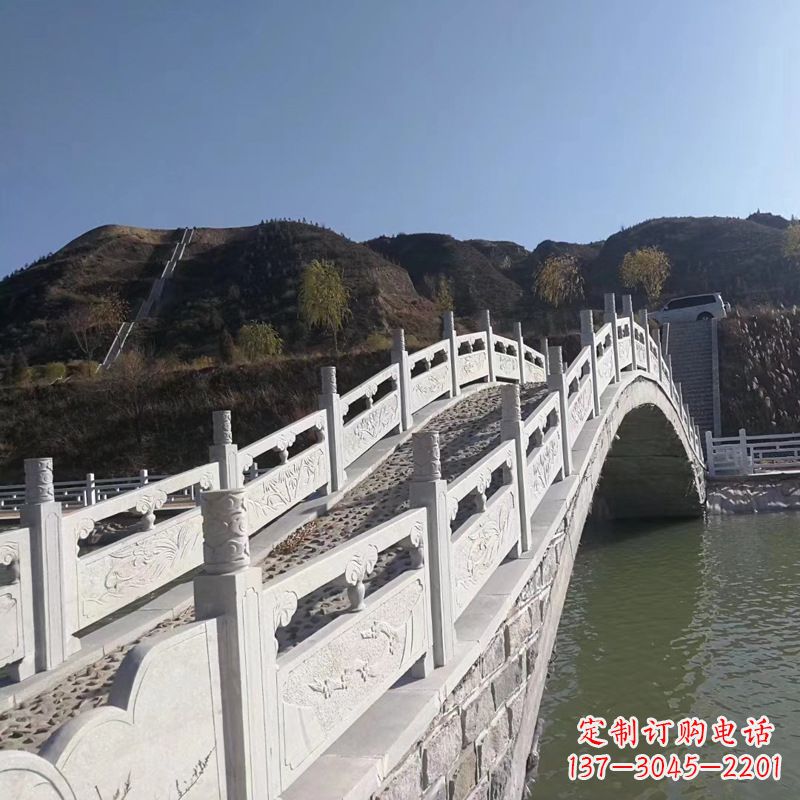 福建汉白玉路桥石栏杆雕塑