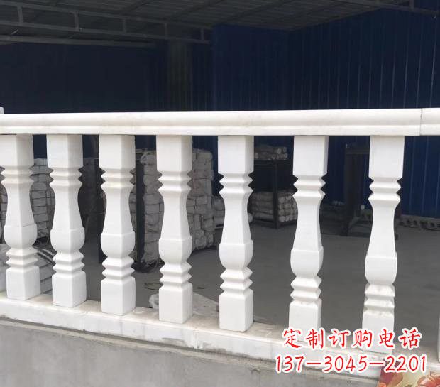 福建汉白玉欧式栏杆雕塑,精美绝伦