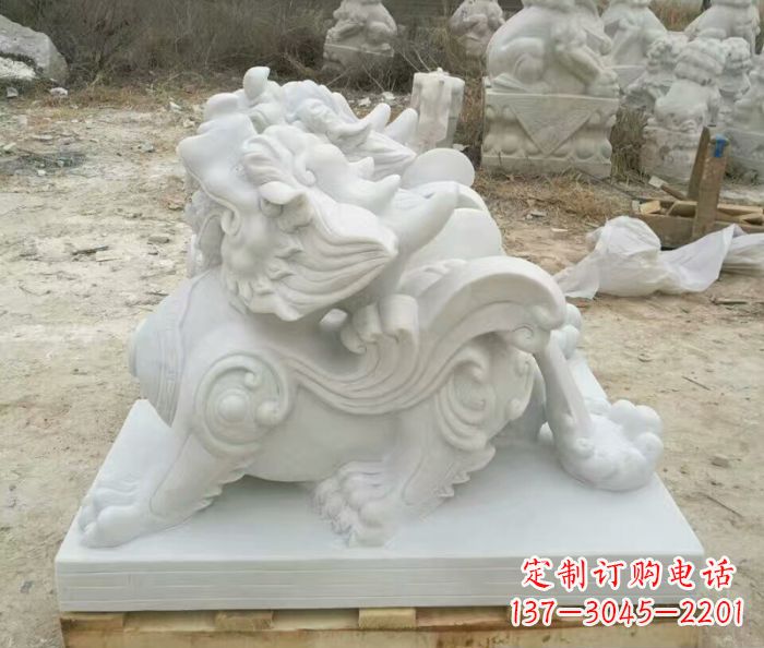 福建精美貔貅门口招财石雕