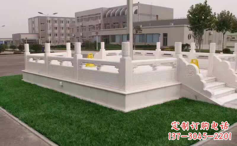 福建汉白玉升旗台雕塑1