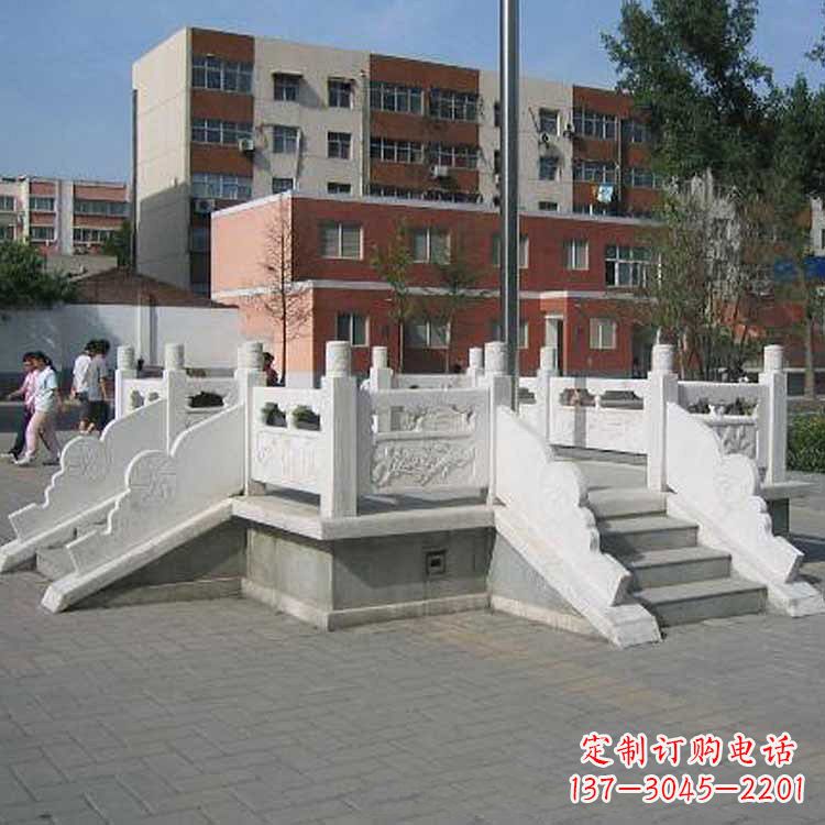 福建汉白玉学校升旗台